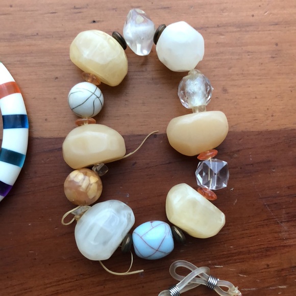 4 Bracelets, 1 Necklace (necklace doubles as a multi-layer bracelet) - Picture 3 of 6